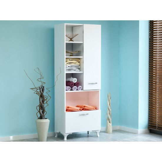 Hanah Home Multi Purpose Cabinet Sezen - White White