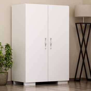 Παπουτσοθήκη Mada - Χρώμα Λευκό - 60x35x94εκ