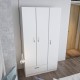 Wardrobe Gabi White Hanah Home Wardrobe Gabi White