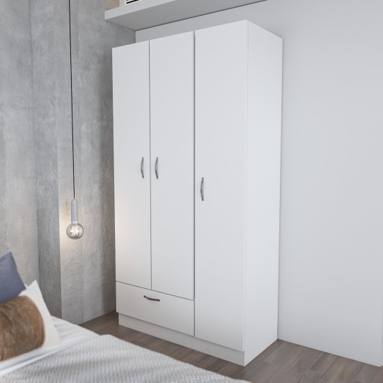 Wardrobe Gabi White Hanah Home Wardrobe Gabi White