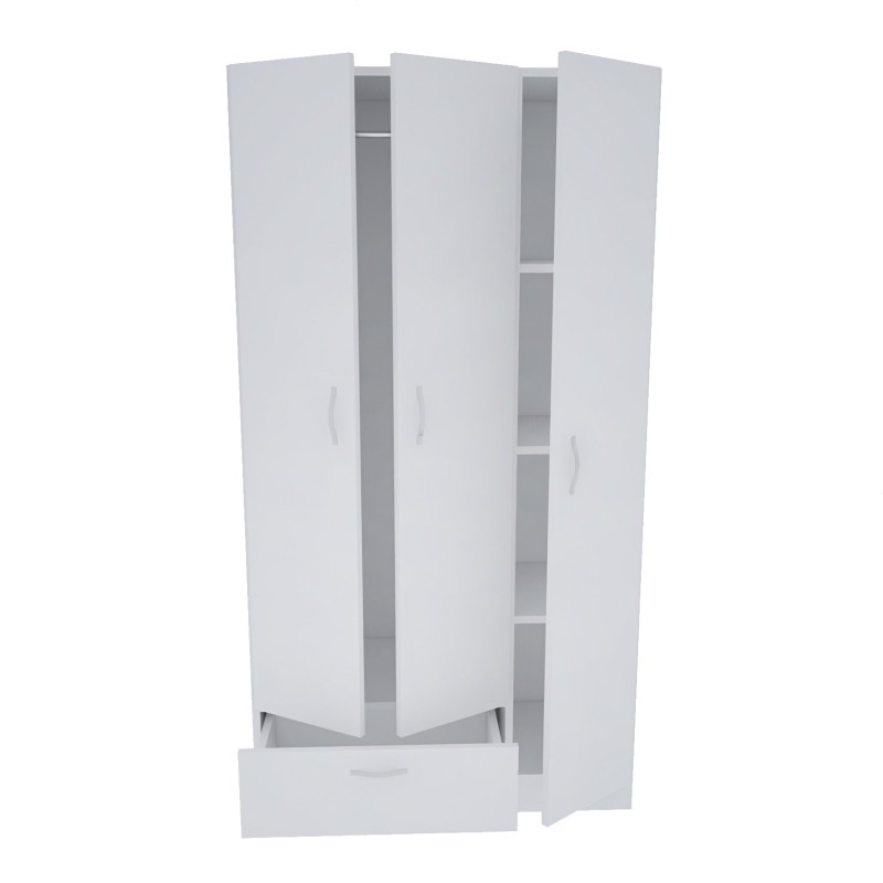 Hanah Home Wardrobe Gabi White