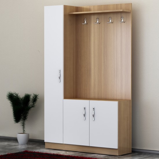 Hall Stand Naturel - Teak, White White
Teak Hanah Home Hall Stand Naturel - Teak, White White
Teak
