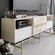 Έπιπλο Τηλεόρασης - Derin - Χρώμα Λευκό - 180x37,1x64,7εκ Έπιπλο Τηλεόρασης - Derin - Χρώμα Λευκό - 180x37,1x64,7εκ