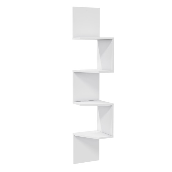 Wall Shelf Desaldo - White White Hanah Home Wall Shelf Desaldo - White White