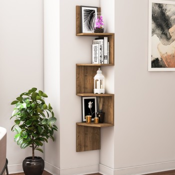 Wall Shelf Desaldo - Walnut Walnut