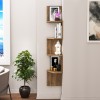 Hanah Home Wall Shelf Desaldo - Walnut Walnut
