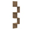 Hanah Home Wall Shelf Desaldo - Walnut Walnut