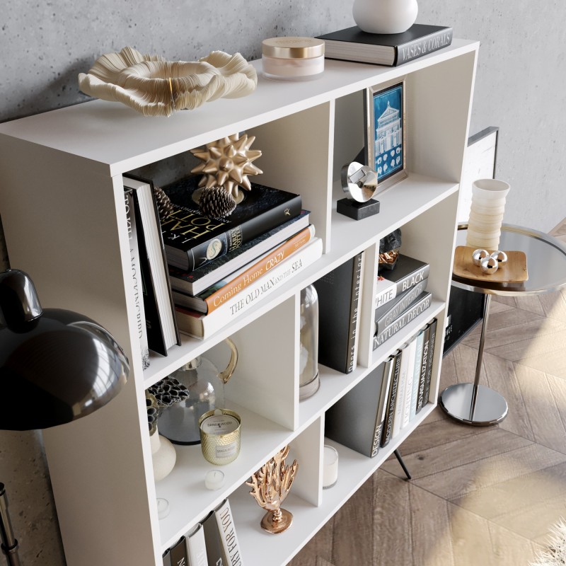 Hanah Home Bookshelf Mistico - White White