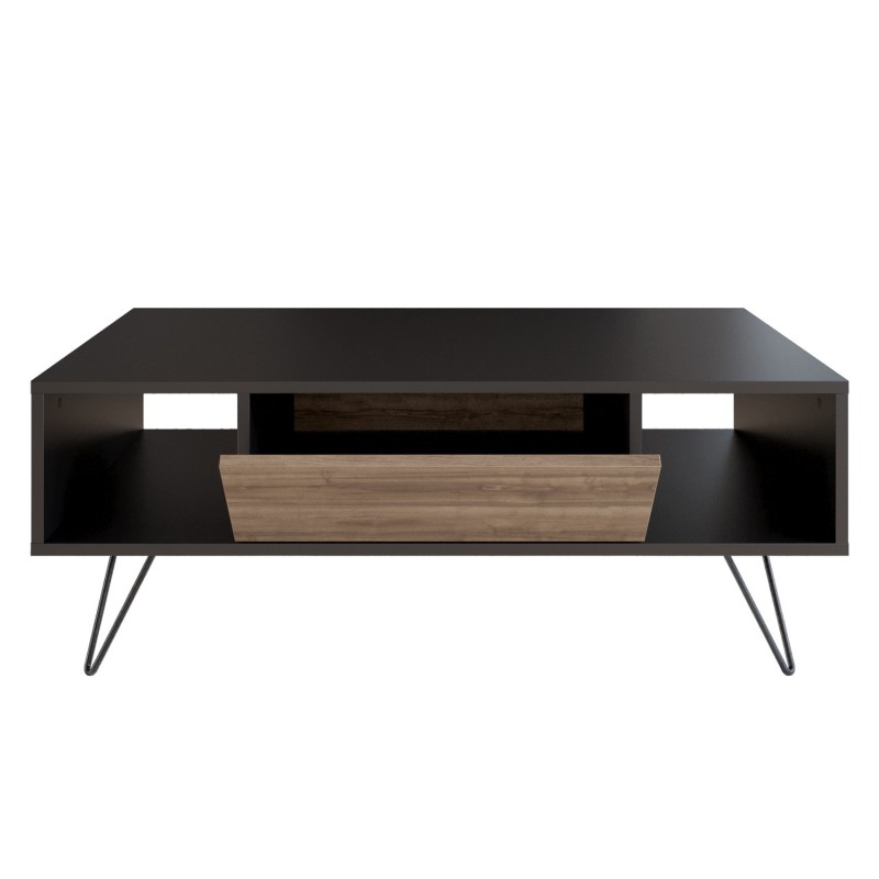 Hanah Home Coffee Table Mistico - Black, Walnut Black
Walnut