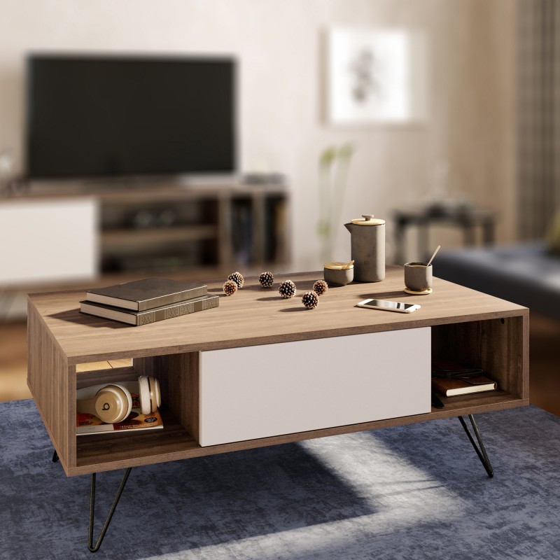 Hanah Home Coffee Table Mistico - Walnut, White Walnut
White