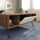 Hanah Home Coffee Table Mistico - Walnut, White Walnut
White