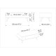 Hanah Home Coffee Table Mistico - Walnut, White Walnut
White