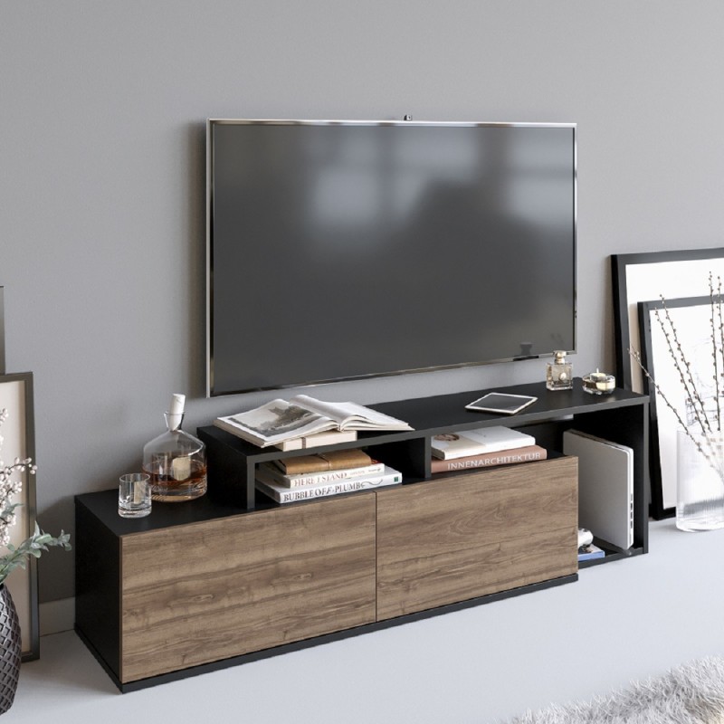 Hanah Home TV Stand Nexera - Black, Walnut Black
Walnut