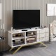 TV Stand North - White, Gold White
Gold TV Stand North - White, Gold White
Gold
