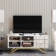 TV Stand North - White, Gold White
Gold TV Stand North - White, Gold White
Gold