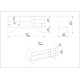 TV Stand North - White, Gold White
Gold TV Stand North - White, Gold White
Gold