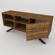 TV Stand North - Black, Walnut Black
Walnut TV Stand North - Black, Walnut Black
Walnut