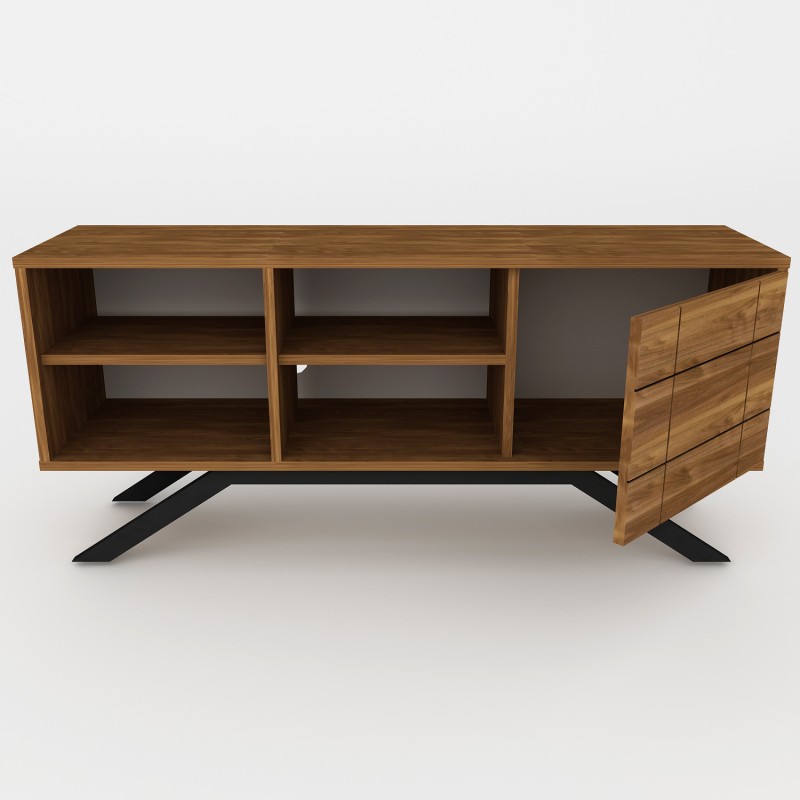 TV Stand North - Black, Walnut Black
Walnut