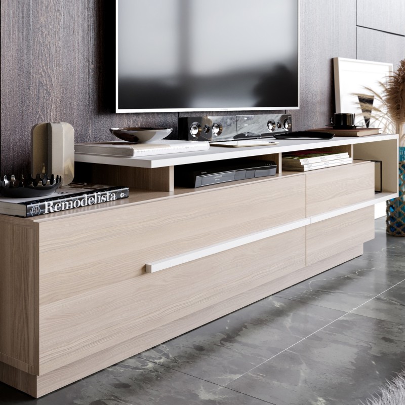 Hanah Home TV Stand Pia - Cordoba, White Cordoba
White