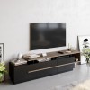 Hanah Home TV Stand Pia - Black, Walnut Black
Walnut