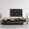 Hanah Home TV Stand Pia - Black, Walnut Black
Walnut