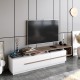TV Stand Pia - Walnut, White Walnut
White TV Stand Pia - Walnut, White Walnut
White