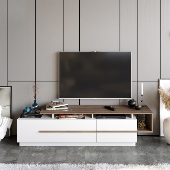 TV Stand Pia - Walnut, White Walnut
White
