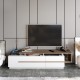 TV Stand Pia - Walnut, White Walnut
White TV Stand Pia - Walnut, White Walnut
White