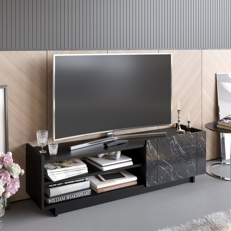 TV Stand Valantina - Black Black
Marble
