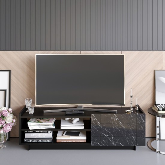 TV Stand Valantina - Black Black
Marble TV Stand Valantina - Black Black
Marble
