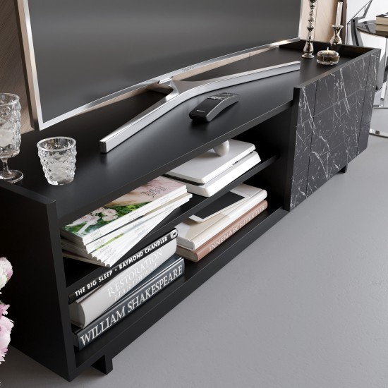 TV Stand Valantina - Black Black
Marble TV Stand Valantina - Black Black
Marble
