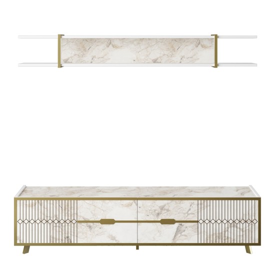 TV Unit Frida - White White TV Unit Frida - White White