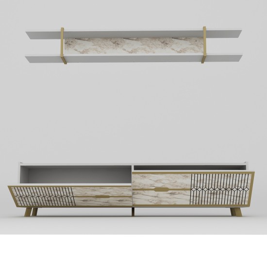 TV Unit Frida - White White TV Unit Frida - White White