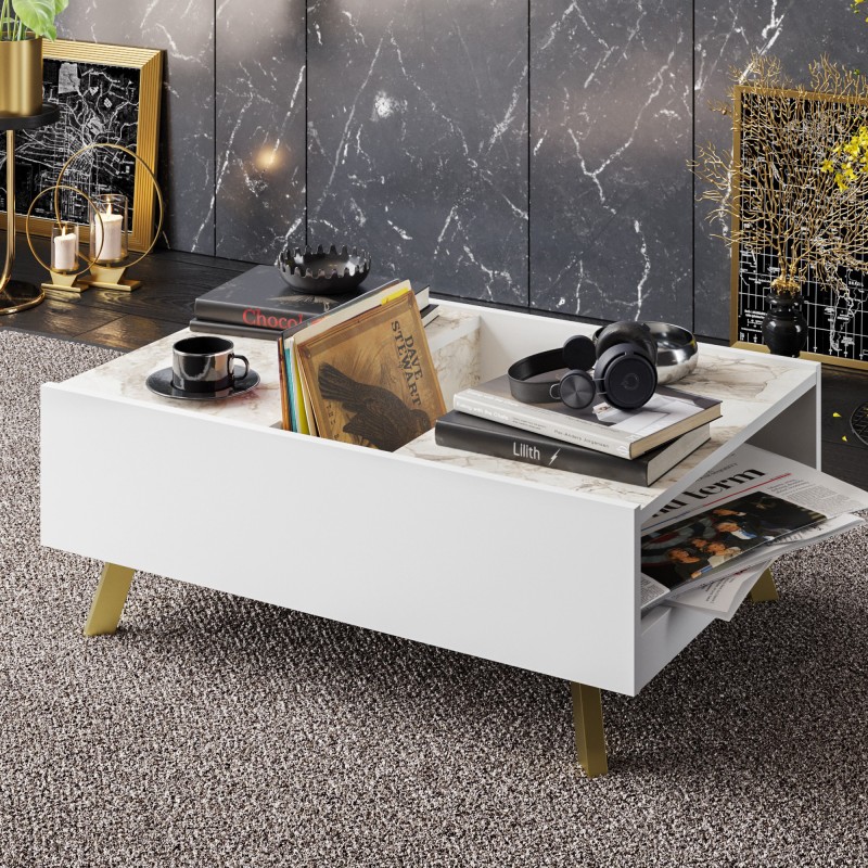 Coffee Table Frida - White White
