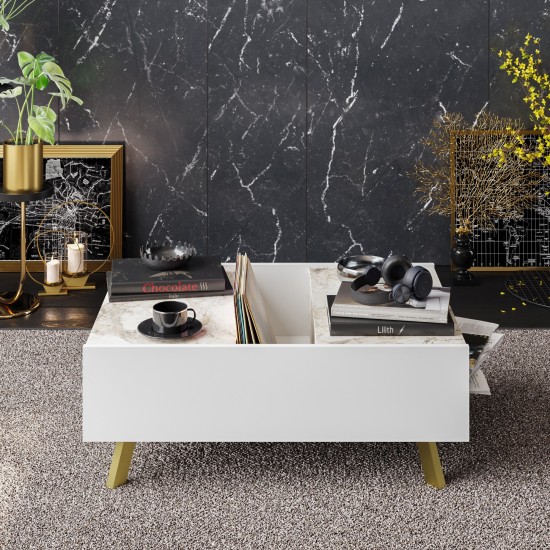Coffee Table Frida - White White Coffee Table Frida - White White