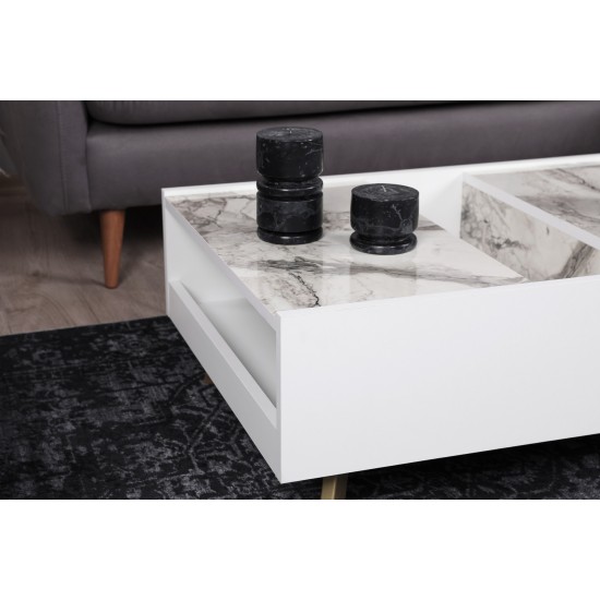 Coffee Table Frida - White White Coffee Table Frida - White White