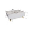Coffee Table Frida - White White