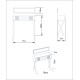 Sideboard Frida - White White Hanah Home Sideboard Frida - White White