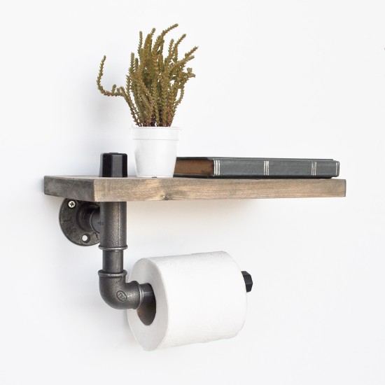 Pipe Shelf Boruraf021 Black
Walnut