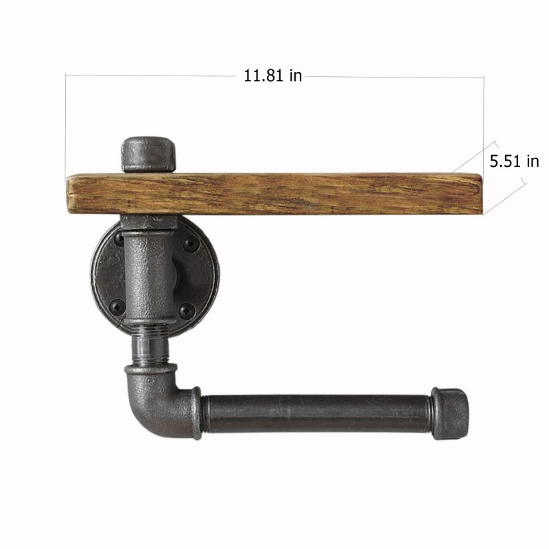 Pipe Shelf Boruraf021 Black
Walnut