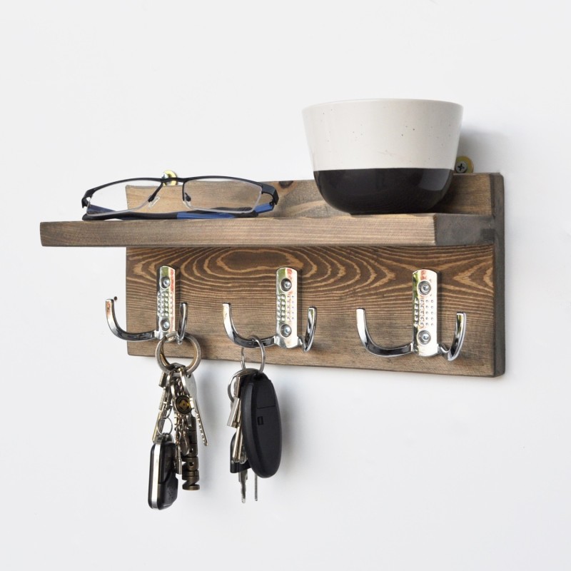 Wall Shelf Aa031 Walnut