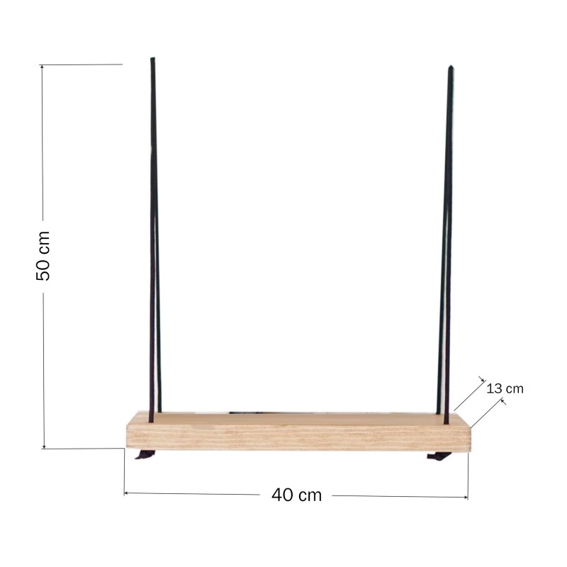 Wall Shelf Aa055 Walnut