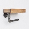 Pipe Shelf Boruraf117 Walnut
Black