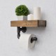 Pipe Shelf Boruraf117 Walnut
Black