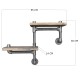 Pipe Shelf Boruraf041 Walnut
Black Pipe Shelf Boruraf041 Walnut
Black