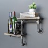 Pipe Shelf Boruraf041 Walnut
Black