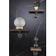 Pipe Shelf Boruraf056 Walnut
Black
