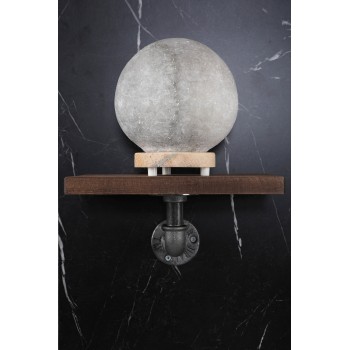 Pipe Shelf Boruraf056 Walnut
Black