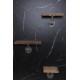 Pipe Shelf Boruraf056 Walnut
Black