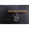 Pipe Shelf Boruraf056 Walnut
Black